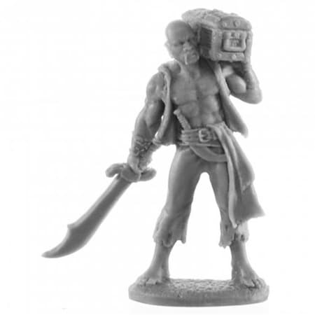 Thinkandplay Bones United States of America Pirate with Treasure Chest Miniature TH2737143